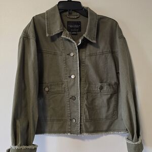 Sanctuary Olive Jean Jacket